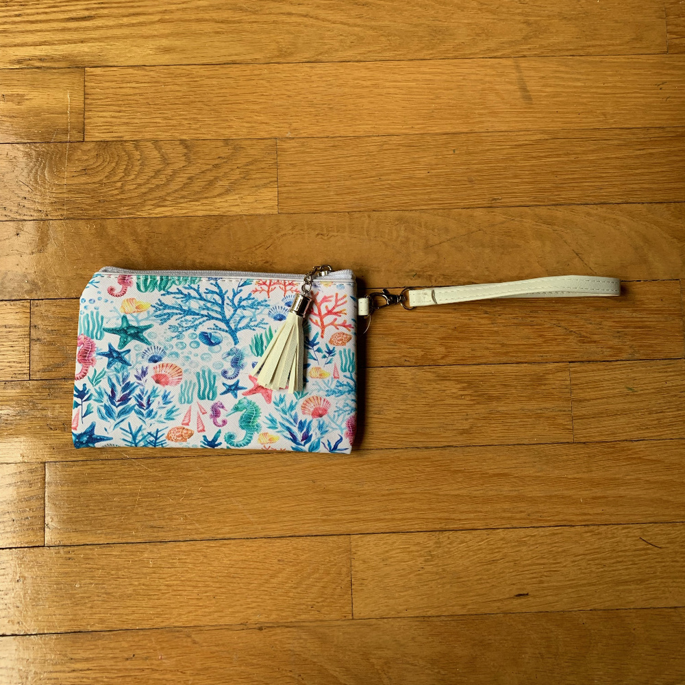 New Sea Life Wristlet
